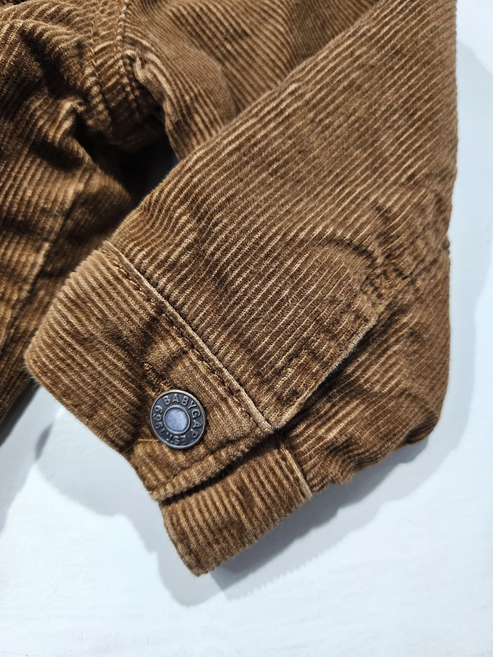 GAP BROWN CORDUROY SHERPA JACKET BABY TODDLER SIZE 18-24